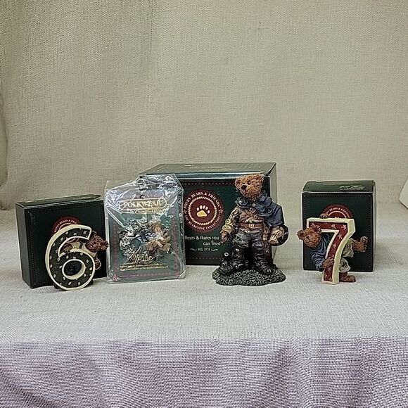 Boyd's Bears figures, Stonewall The Rebel, #6 and #7 Birthday bears - Picture 1 of 12
